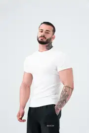 Ribbed Muscle-Fit T-Shirt 2