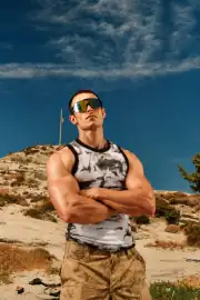Concrete Frostbite Washed Ribbed Tank 2