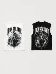 2-Pack Unsatisfied Oversize Tank Top 1
