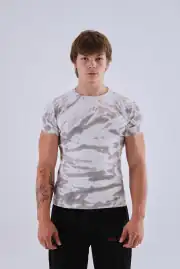 Sandstone Washed Muscle-Fit 1