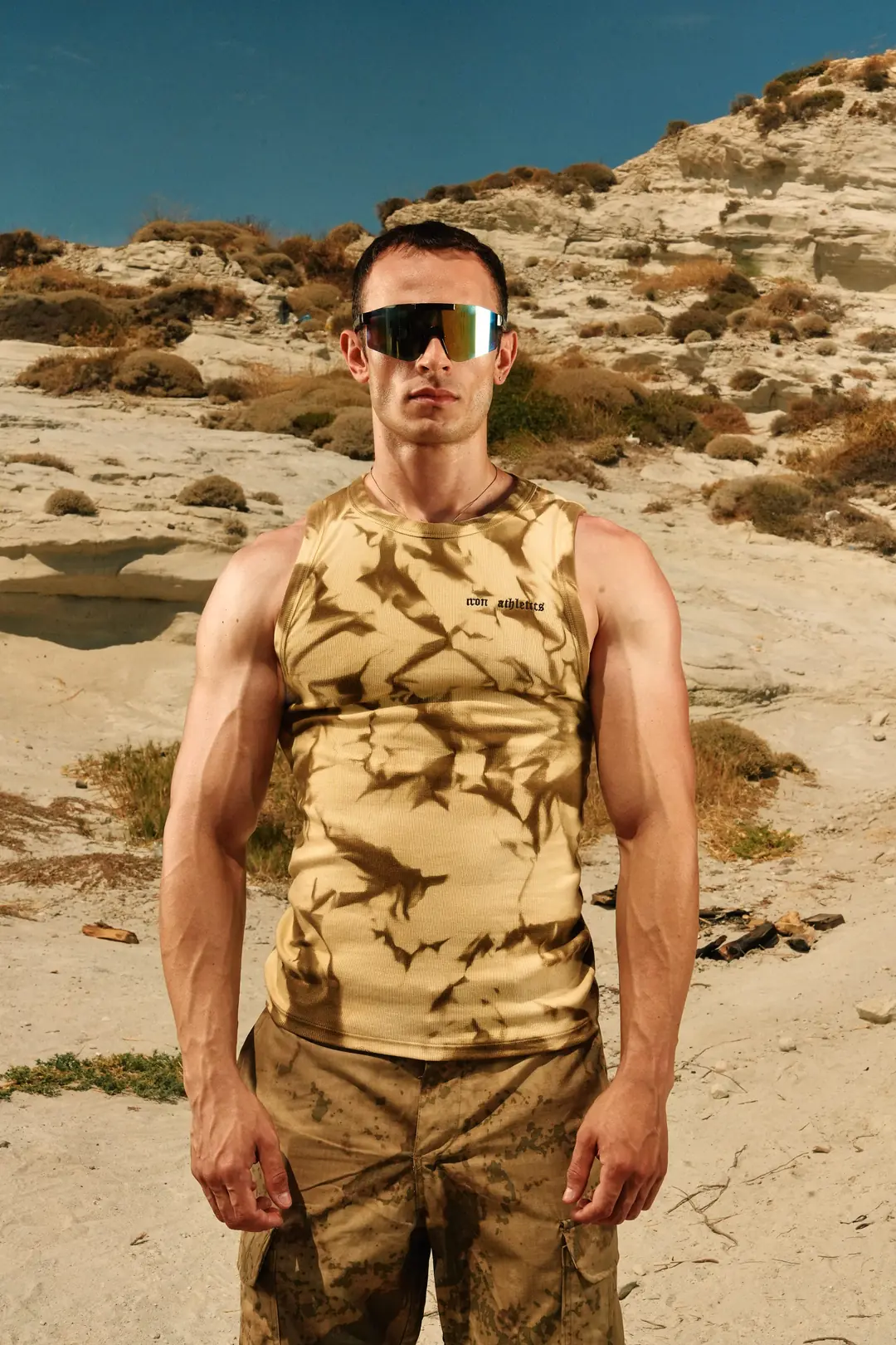 CALICHE Washed Ribbed Tank